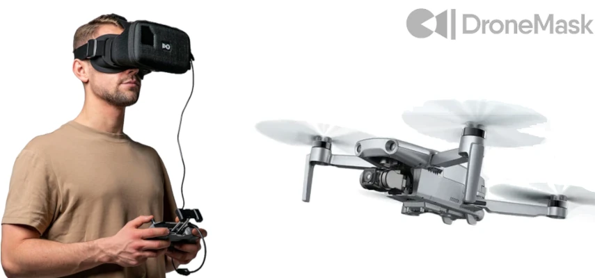 Dronemask 2 and Hubsan Zino Mini Pro